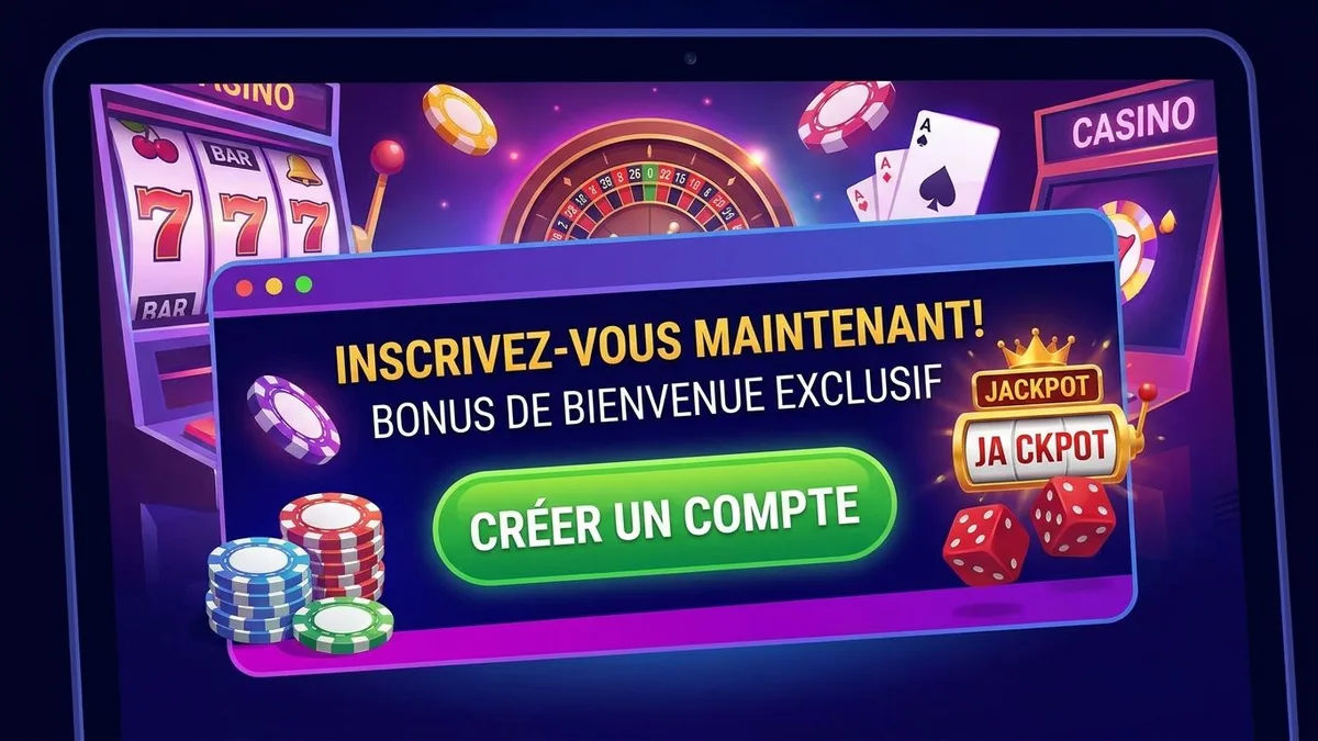 Inscription avec bonus
